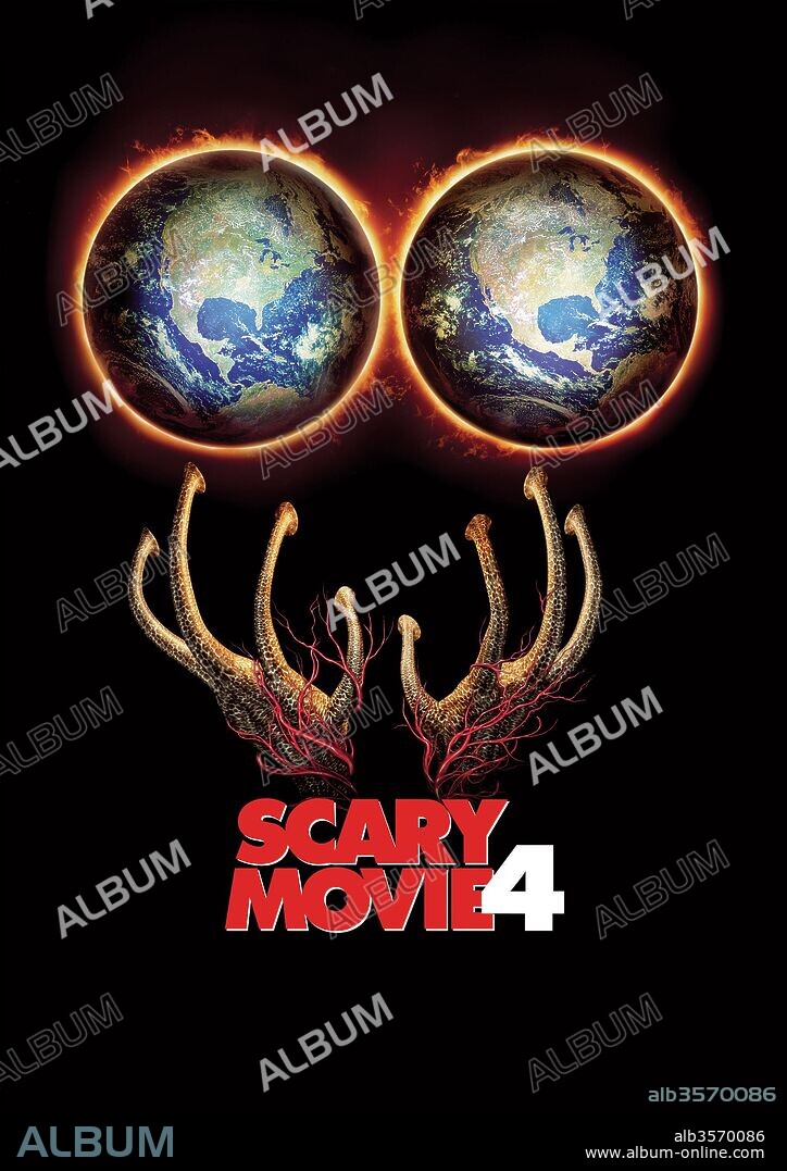 Poster of SCARY MOVIE 4, 2006, directed by DAVID ZUCKER. Copyright DIMENSION FILMS.