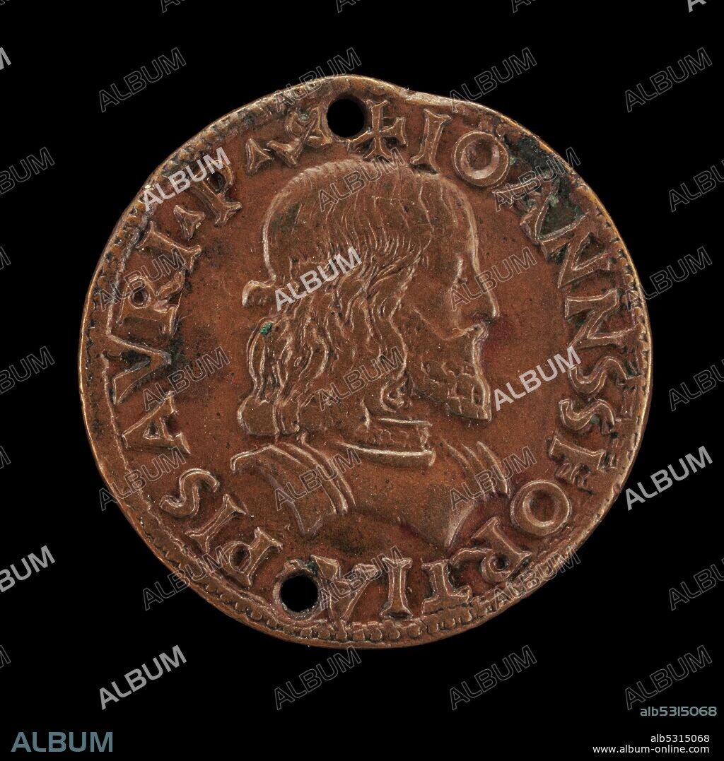 Giovanni Sforza, 1466-1510, Lord of Pesaro [obverse], 15th century.