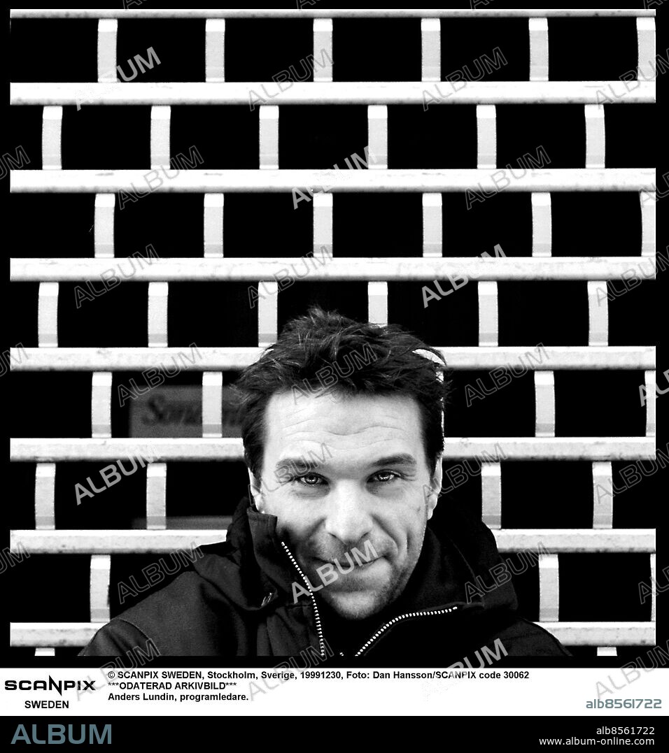 STOCKHOLM OKÄNT FOTODFATUM.. Foto: Dan Hansson/SCANPIX code 30062. ***ODATERAD ARKIVBILD***. Anders Lundin, programledare.
