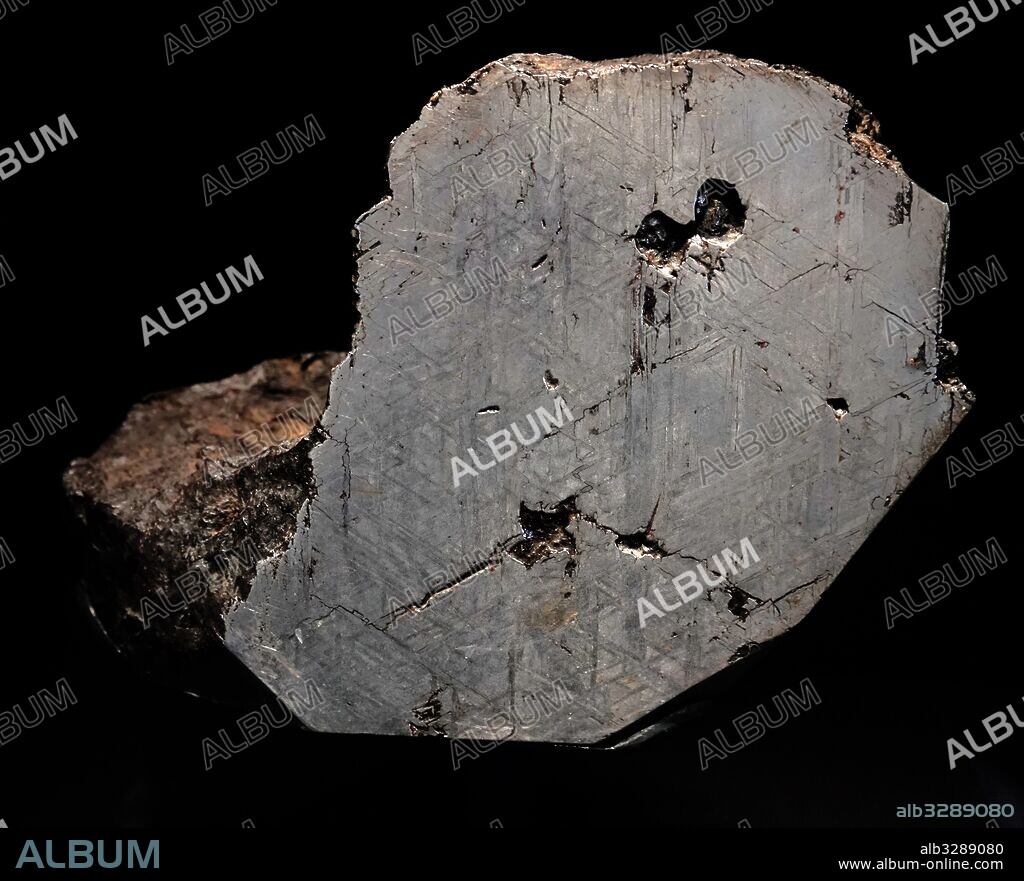 Meteorite deposit from the Wabar craters are impact craters dating to the 18th century, located in Saudi Arabia.