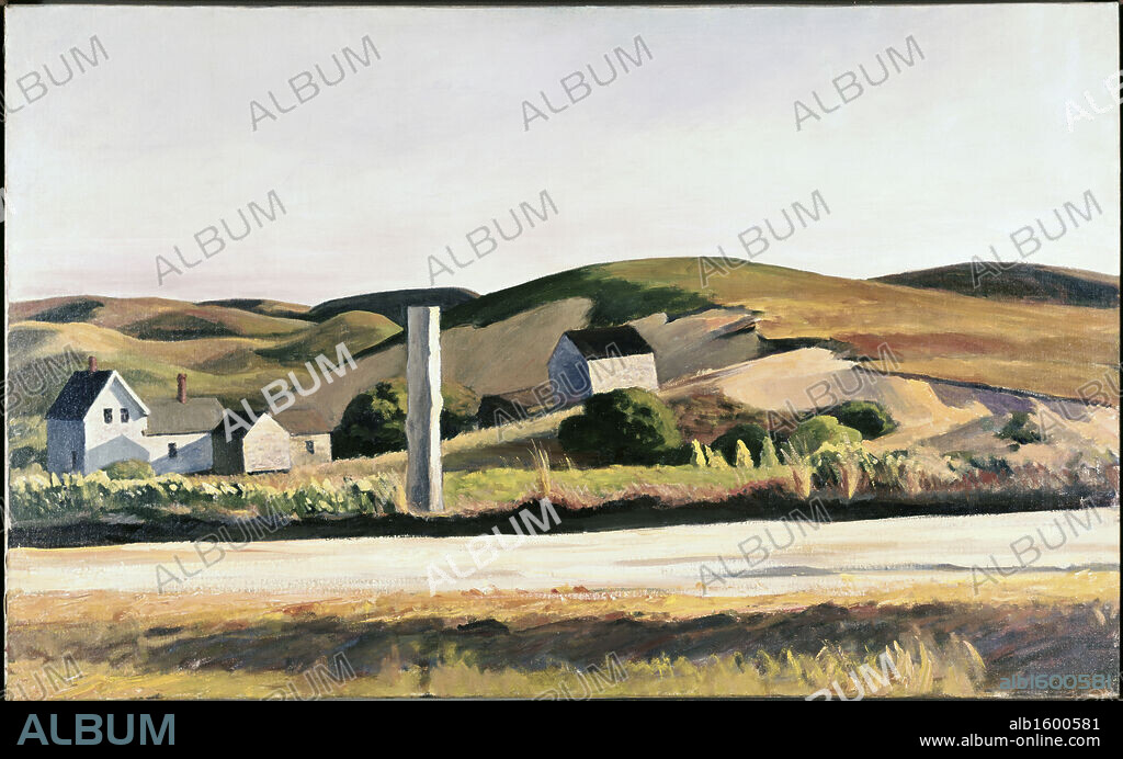 Road and Houses by Edward Hopper, 1882-1967.