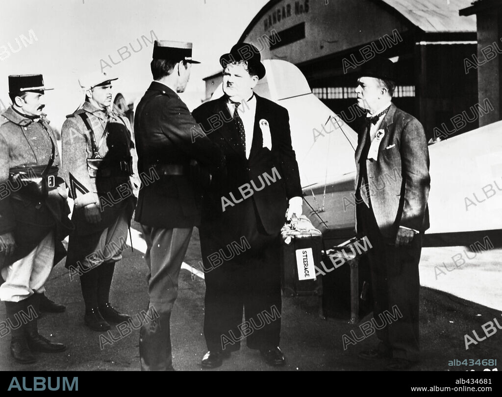STAN LAUREL in THE FLYING DEUCES, 1939, directed by A. EDWARD SUTHERLAND. Copyright RKO.