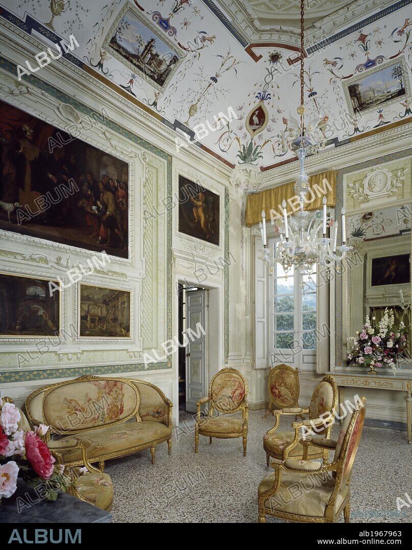 Murano glass room, Villa Durazzo, Santa Margherita Ligure. Italy, 17th-19th century.