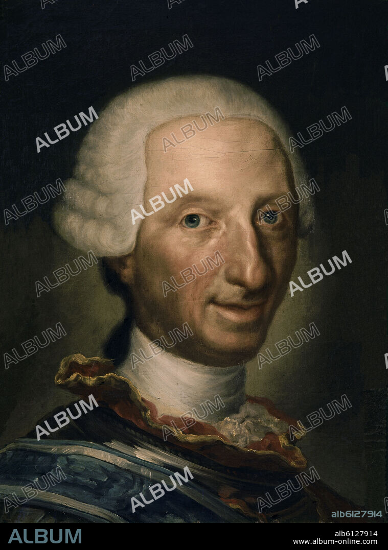ANTON RAPHAEL MENGS. German school. Charles III. Madrid, Valdeterrazo collection.
