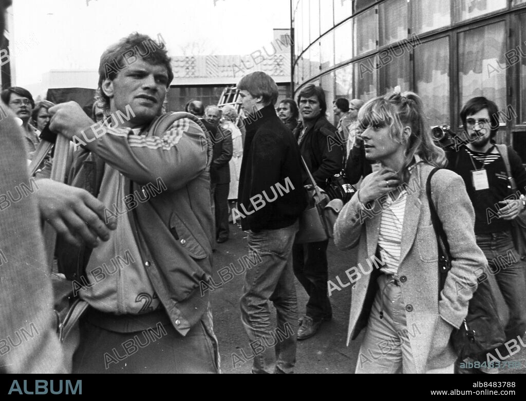ARKIV - . Frank Andersson och Grynet Molvig under Brottnings-EM 1981 . Foto: Tommy Wiberg Kod: 46 . COPYRIGHT SCANPIX SWEDEN.