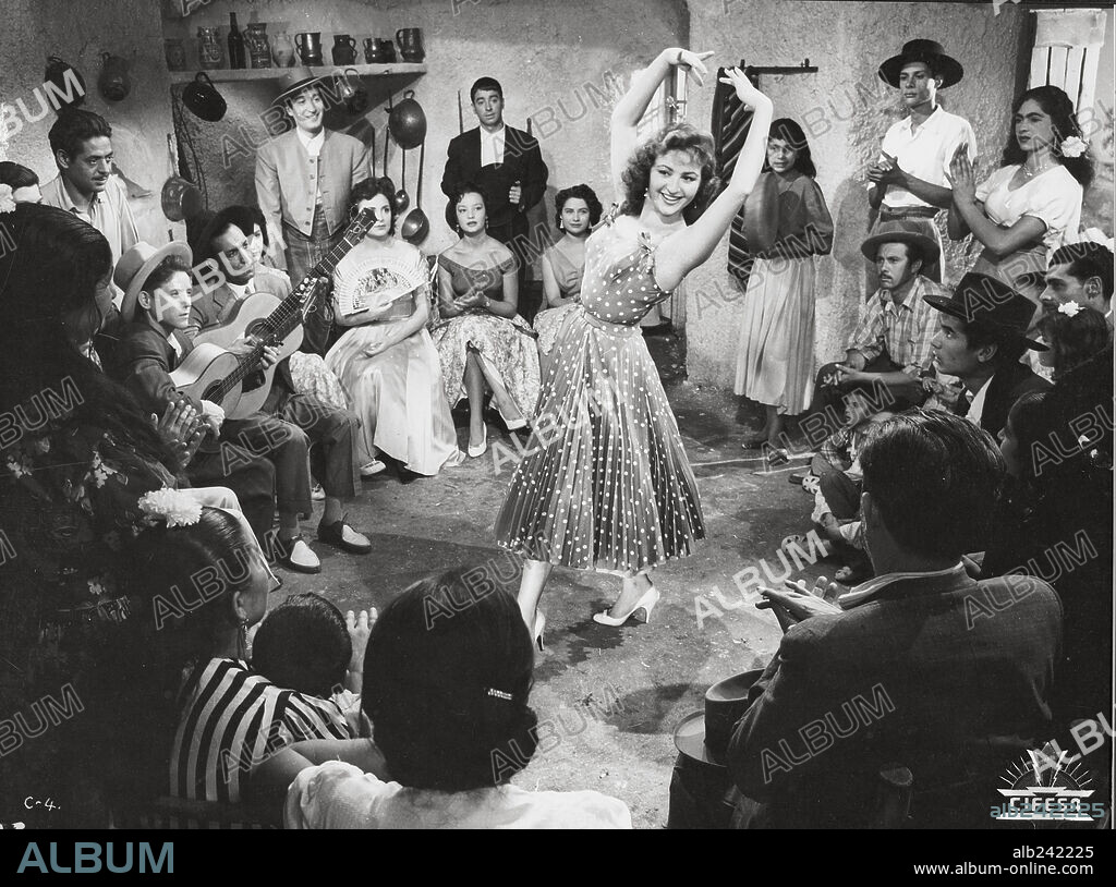 MARUJITA DIAZ in EL GENIO ALEGRE, 1957, directed by GONZALO DELGRAS. Copyright CIFESA.