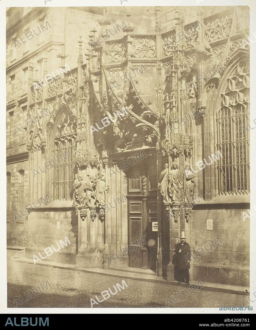 Portrait of Lesecq, Strasbourg. Bisson Frères (Louis-Auguste Bisson, French, 1814-1876 and; Auguste-Rosalie Bisson, French, 1826-1900). Date: 1854. Dimensions: 43.3 × 34.9 cm (image/paper); 70.3 × 51.6 cm (mount). Albumen print, from the album "Reproductions photographiques des plus beaux types d'architecture et de sculpture". Origin: France.