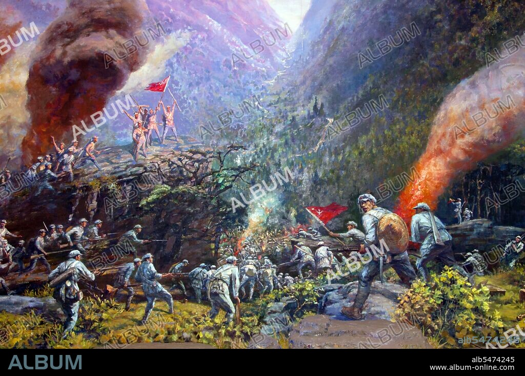 The Zunyi Conference (simplified Chinese: ????; traditional Chinese: ????; pinyin: Zunyì huìyì) was a meeting of the Communist Party of China (CPC) in January 1935 during the Long March. This meeting involved a power struggle between the leadership of Bo Gu and Otto Braun and the opposition led by Mao Zedong. The result was that Mao left the meeting in position to take over military command and become the leader of the Communist Party. The conference was completely unacknowledged until the 1950s and still no detailed descriptions were available until the fiftieth anniversary in 1985.