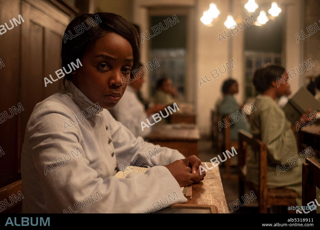 THUSO MBEDU in THE UNDERGROUND RAILROAD, 2021, directed by BARRY JENKINS. Copyright AMAZON STUDIOS.