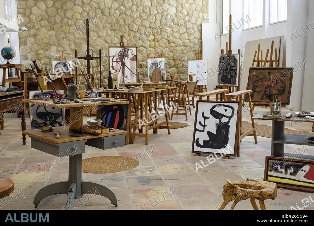 Taller Sert, Fundació Pilar i Joan Miró , Palma, Mallorca, balearic islands, spain, europe.