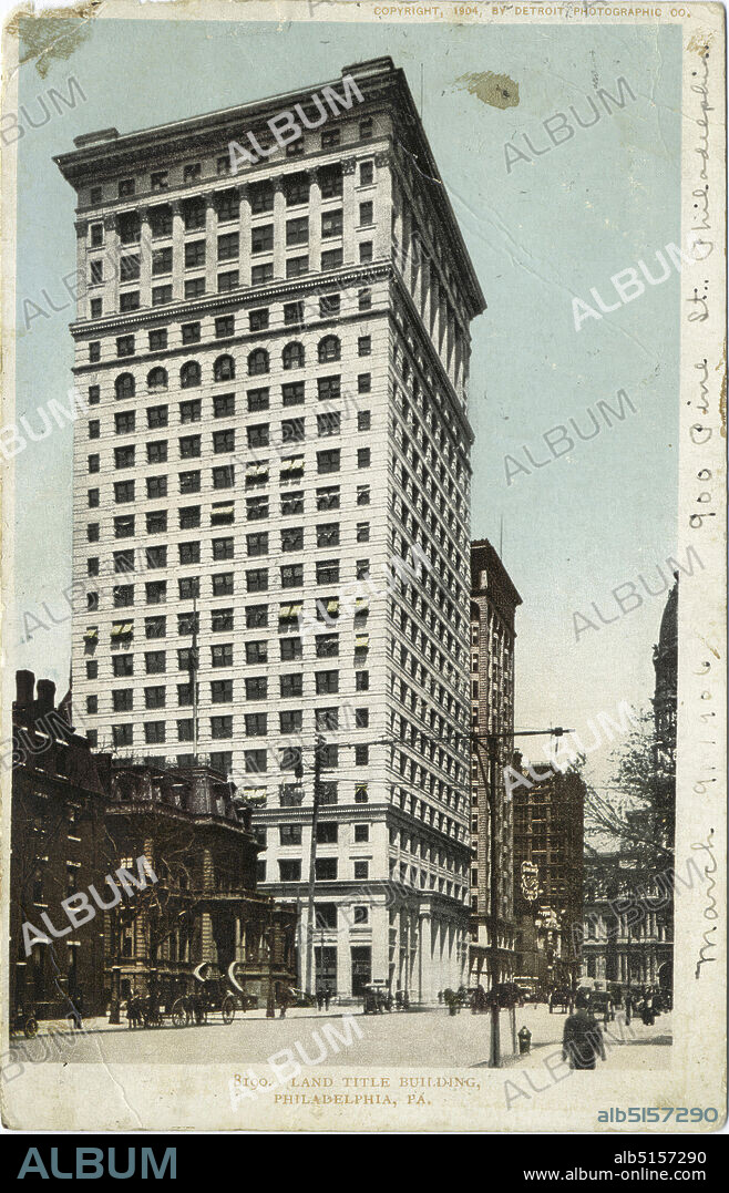 Land Title Building , Philadelphia, Pa., still image, Postcards, 1898 - 1931.