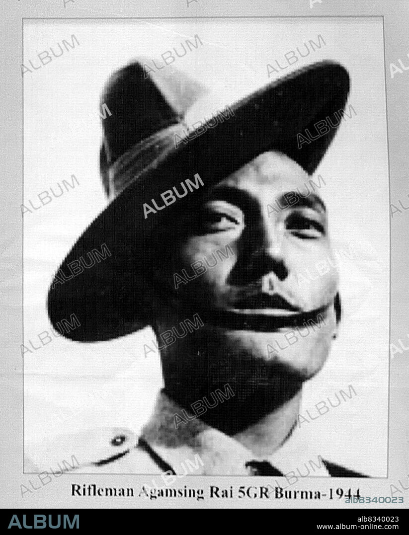 Agansing Rai VC (24 April 1920 - 27 May 2000) was a Nepalese Gurkha recipient of the Victoria Cross, the highest and most prestigious award for gallantry in the face of the enemy that can be awarded to British and Commonwealth forces. Agansing Rai was a 24-year-old Naik in the 2nd Battalion, 5th Royal Gurkha Rifles, in the Indian Army during World War II, when he led his section in an attack on one of two posts which had been taken by the enemy and were threatening the British forces' communications on 26 June 1944 near the town of Bishenpur in the state of Manipur, India..