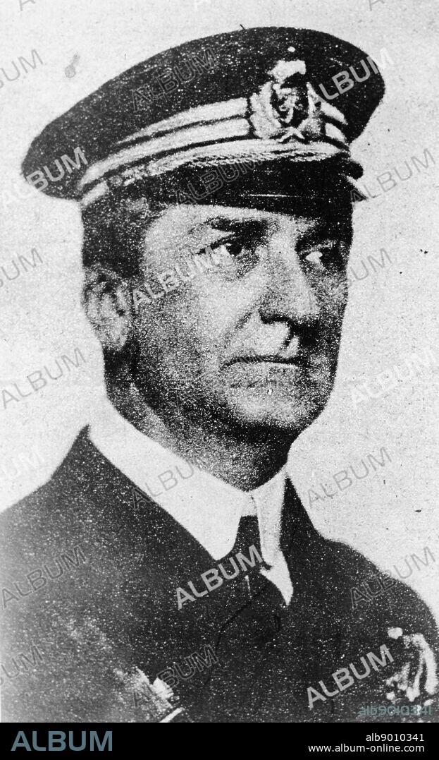 Admiral Miklós Horthy (1868-1957) Hungarian statesman who served as Regent of the Kingdom of Hungary. Dated 1921.