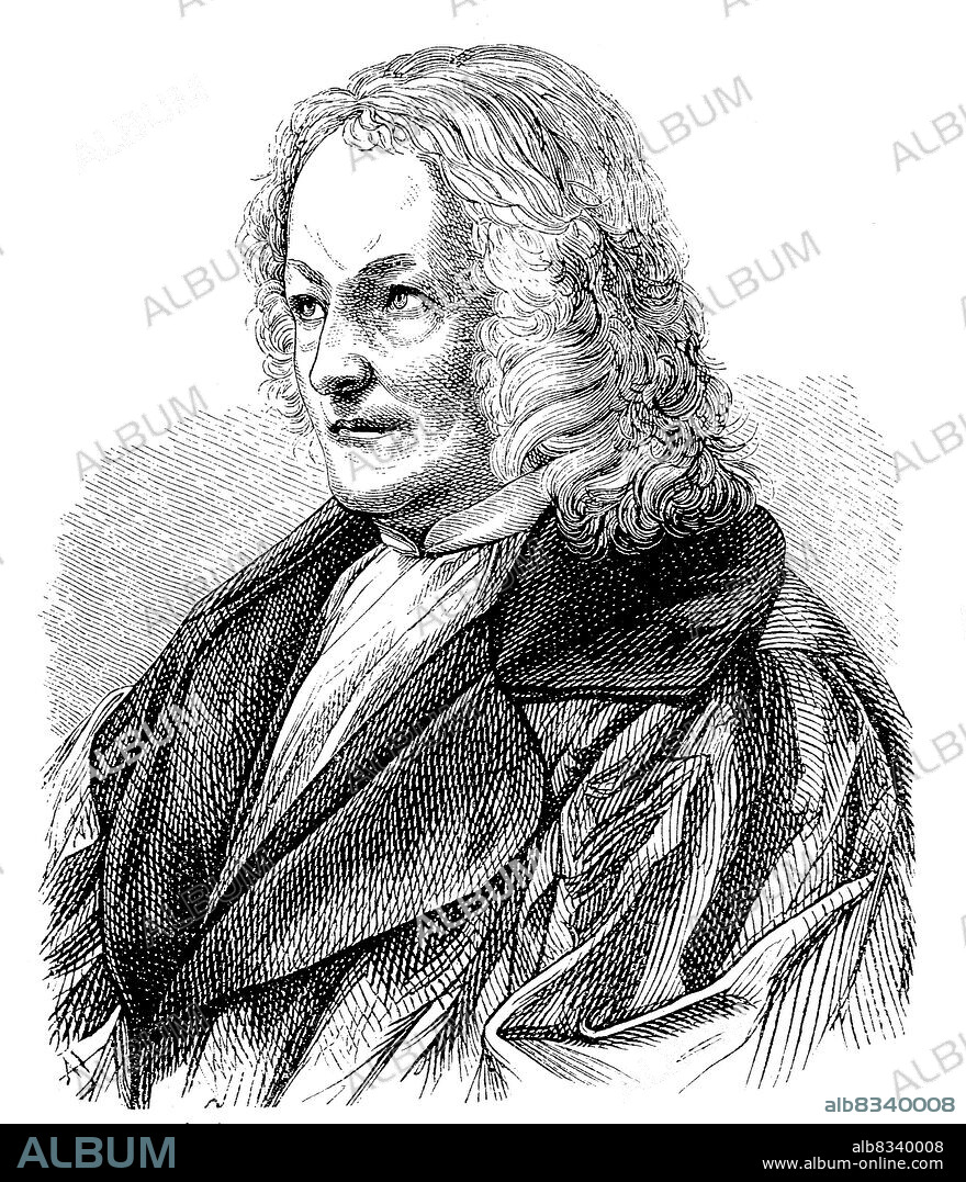 Bertel Thorvaldsen, ab 1827 auch von Thorvaldsen, 19. November 1770 - 24. M§rz 1844 war ein d§nischer Bildhauer und Medailleur / Bertel Thorvaldsen, from 1827 also von Thorvaldsen, 19 November 1770 - 24 March 1844 was a Danish sculptor and medalist, Historisch, historical, digital improved reproduction of an original from the 19th century / digital restaurierte Reproduktion einer Originalvorlage aus dem 19. Jahrhundert, genaues Originaldatum nicht bekannt.