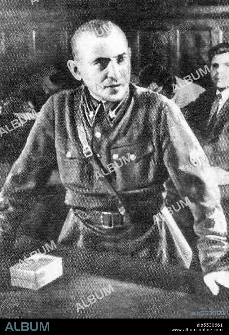 Nikolai Yezhov's time in charge is sometimes known as the 'Yezhovshchina' ('the Yezhov era'), a term coined during the de-Stalinization campaign of the 1950s. After presiding over mass arrests and executions during the Great Purge, Yezhov became a victim of it himself. He was arrested, confessed under torture to a range of anti-Soviet activity, and was executed in 1940. By the beginning of World War II, his status within the Soviet Union became that of a political non-person. Among art historians, he has the nickname 'The Vanishing Commissar' because after his execution, his likeness was retouched out of an official press photo; he is among the best known examples of the Soviet press making someone who had fallen out of favor 'disappear'.