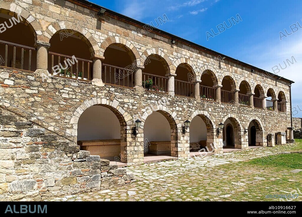 Monastery and archaeology museum, Apollonia Archaeological Park, Pojan, Albania, Europe.