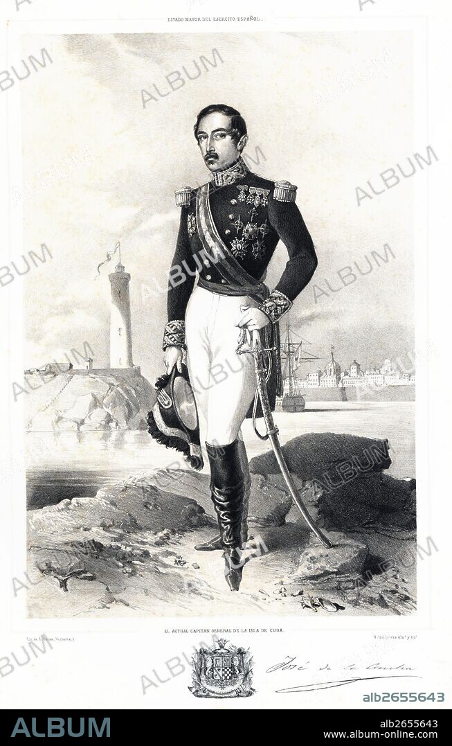 José Gutiérrez de la Concha (1809-1895), marqués de La Habana, militar y político español.