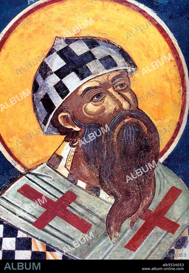 Cyril of Alexandria (Greek: ???????? ??e?a?d?e?a?; c. 376 – 444) was the Patriarch of Alexandria from 412 to 444. He was enthroned when the city was at the height of its influence and power within the Roman Empire. Cyril wrote extensively and was a leading protagonist in the Christological controversies of the later 4th and 5th centuries. He was a central figure in the First Council of Ephesus in 431, which led to the deposition of Nestorius as Patriarch of Constantinople. Cyril is counted among the Church Fathers and the Doctors of the Church, and his reputation within the Christian world has resulted in his titles Pillar of Faith and Seal of all the Fathers, but Theodosius II, the Roman Emperor, condemned him for behaving like a 'proud pharaoh', and the Nestorian bishops at the Council of Ephesus declared him a heretic, labelling him as a 'monster, born and educated for the destruction of the church'. Cyril is well-known due to his dispute with Nestorius and his supporter Patriarch John of Antioch, whom Cyril excluded from the Council of Ephesus for arriving late. He is also known for his involvement in the expulsion of Novatians and Jews from Alexandria and the murder of the Hellenistic philosopher Hypatia by Coptic monks. Historians disagree over the extent of his responsibility for these events.