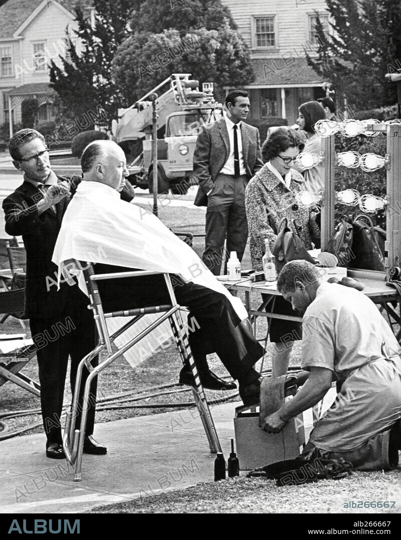 ALFRED HITCHCOCK en MARNIE, LA LADRONA, 1964 (MARNIE), dirigida por ALFRED HITCHCOCK. Copyright UNIVERSAL PICTURES.
