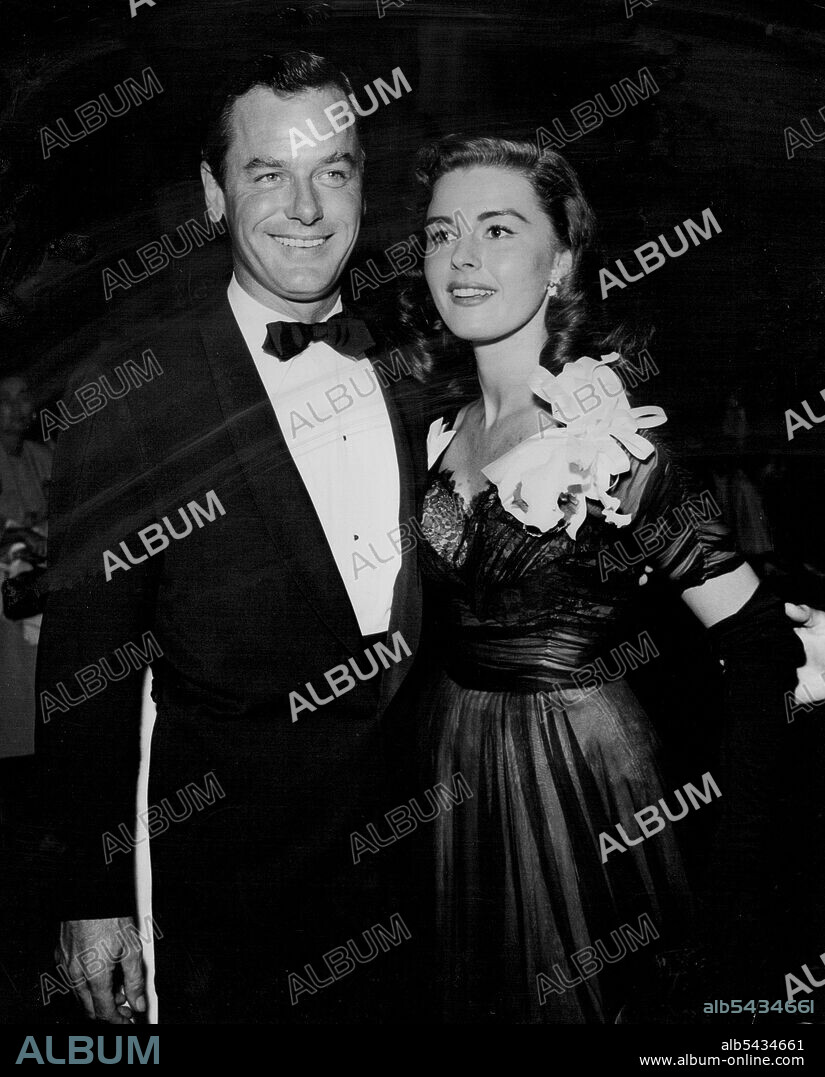 Gig Young, Elaine Stewart. June 17, 1955.