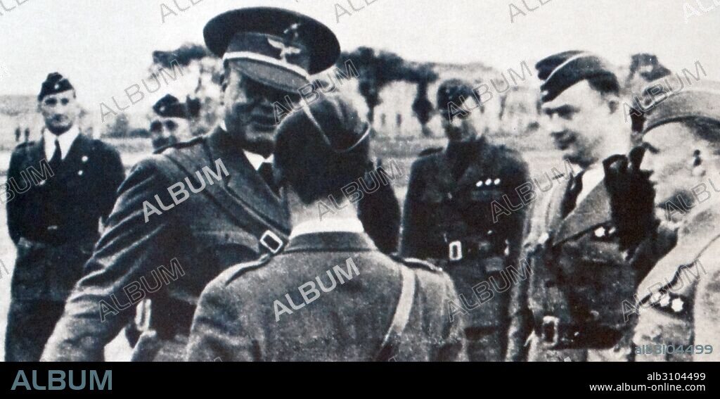 Hugo Sperrle (1885 – 1953) German field marshal of the Luftwaffe during World War II. He was the first commander of the Condor Legion during the Spanish Civil War until October 1937.