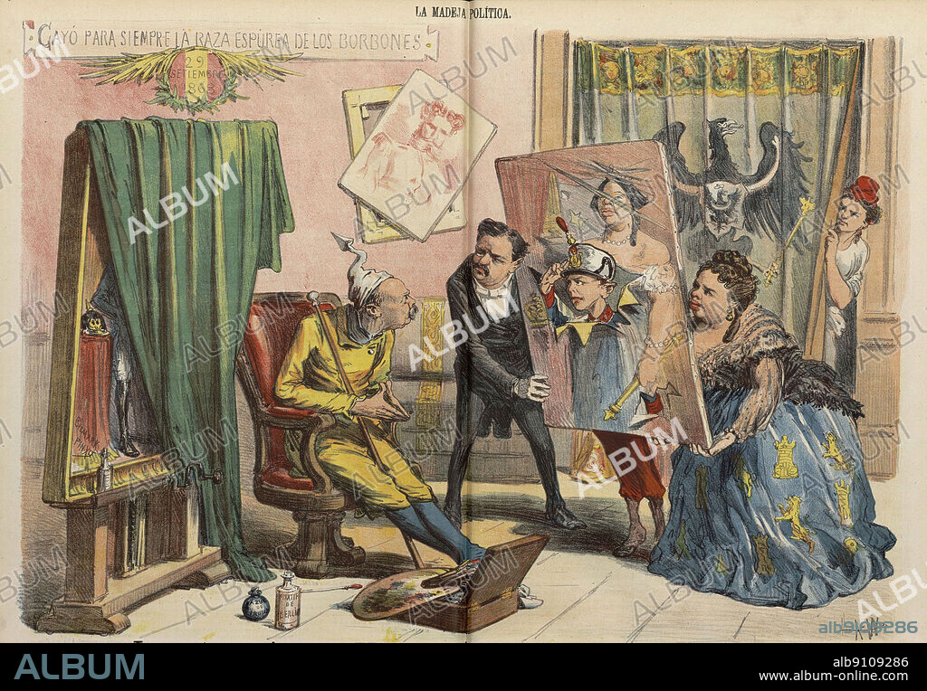 La restauración se presenta. La Madeja Política, 24 octubre 1874.