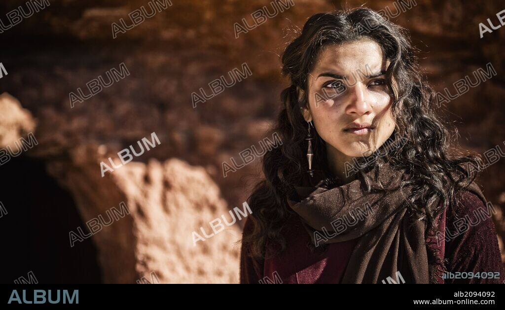 AMBER ROSE REVAH in THE BIBLE, 2013, directed by TONY MITCHELL. Copyright HISTORY CHANNEL.