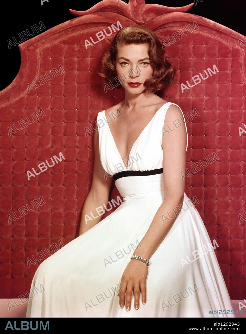 LAUREN BACALL en ESCRITO SOBRE EL VIENTO, 1956 (WRITTEN ON THE WIND), dirigida por DOUGLAS SIRK. Copyright UNIVERSAL PICTURES.