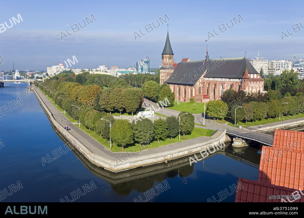 Old Cathedral on Kants Island, UNESCO World Heritage Site, Kaliningrad (Konigsberg), Russia, Europe.