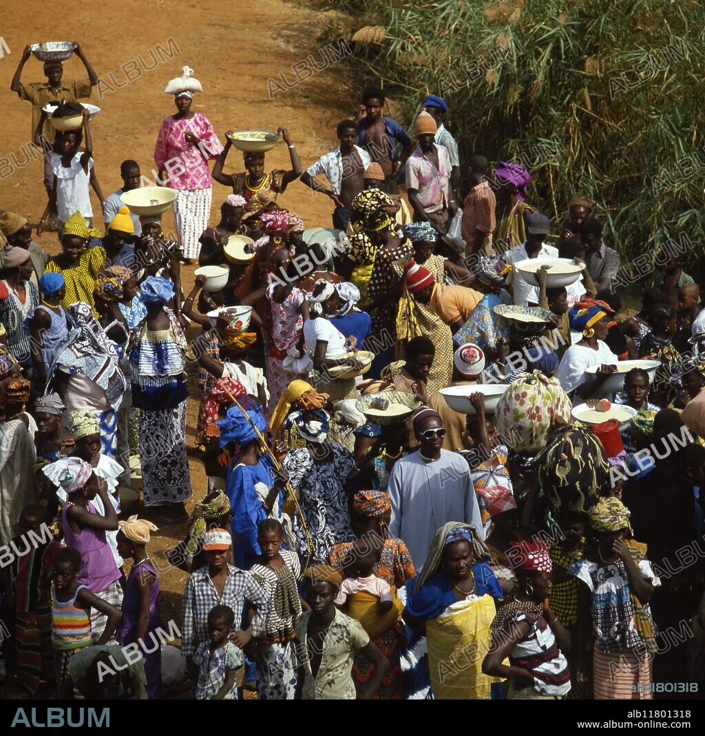The Gambia, Bambali, Middle river region.