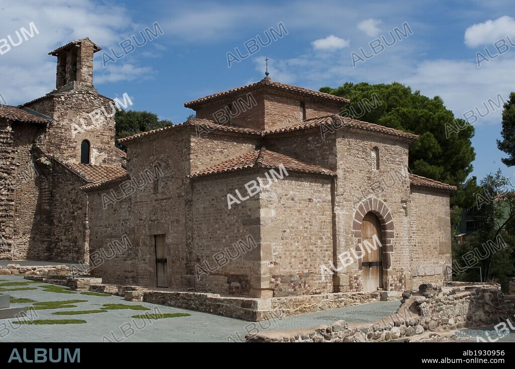 Iglesia románica de San Miguel, parte de el conjunto monumental de las iglesias de San Pedro de Tarrasa.
