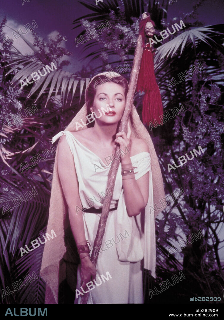 YVONNE DE CARLO in THE TEN COMMANDMENTS, 1956, directed by CECIL B DEMILLE. Copyright PARAMOUNT PICTURES.