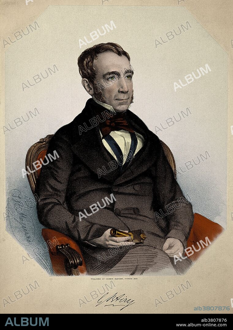 George Biddell Airy (July 27, 1801 - January 2, 1892) was an English mathematician and astronomer. His many achievements include work on planetary orbits, measuring the mean density of the Earth, a method of solution of two-dimensional problems in solid mechanics and, in his role as Astronomer Royal (1835-81), establishing Greenwich as the location of the prime meridian. His reputation has been tarnished by allegations that, through his inaction, Britain lost the opportunity of priority in the discovery of Neptune. He retired in 1881. In 1891, he suffered a fall and an internal injury. He survived the consequential surgery only a few days and died at the age of 90. This image has been color enhanced.