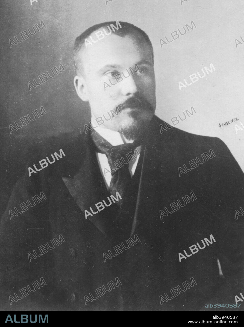 'Raymond Poincare', c1893. Raymond Nicolas Landry Poincaré (1860-1934), French statesman who served three times as 58th Prime Minister of France and as 10th President of France from 1913 to 1920. From the 2e collection [Felix Potin, c1893].