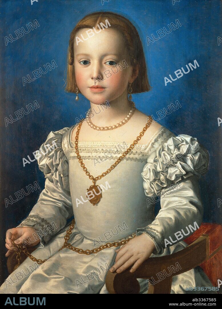 BRONZINO. Portrait of Bia de' Medici.