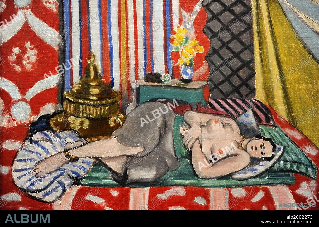 Henri Matisse (1869-1954). French painter. Odalisque in Gray Harem Pants, 1926-1927. Museum of the Orangerie. Paris. France.