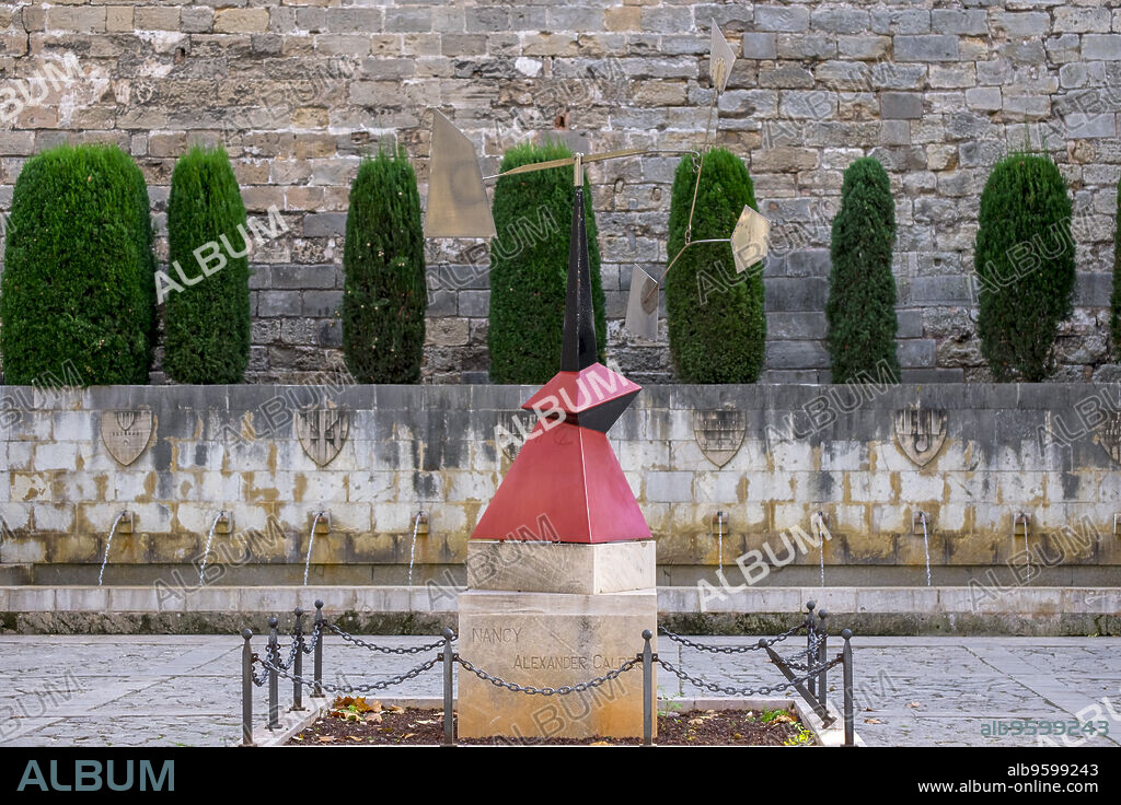Nancy, Alexander Calder, 1972, Hierro, S'Hort del Rei, Palma, Mallorca, balearic islands, Spain.