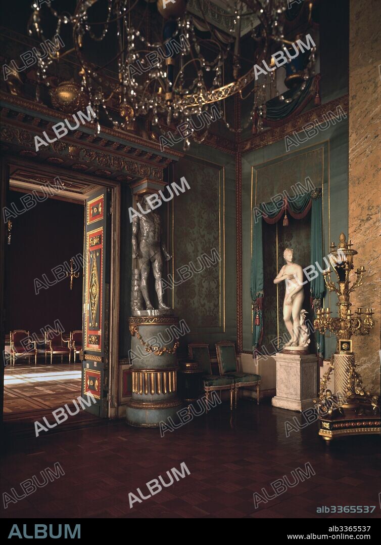 IVAN YEGOROVICH STAROV. The Blue Hall of the Ostankino palace in Moscow.