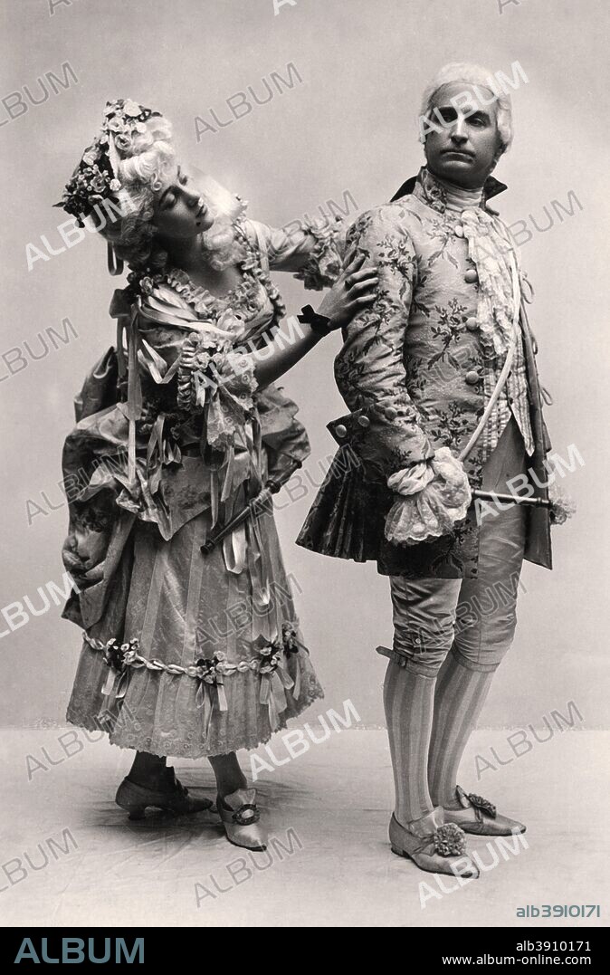 Clara Dow and Henry Lytton in Iolanthe, 1907.
