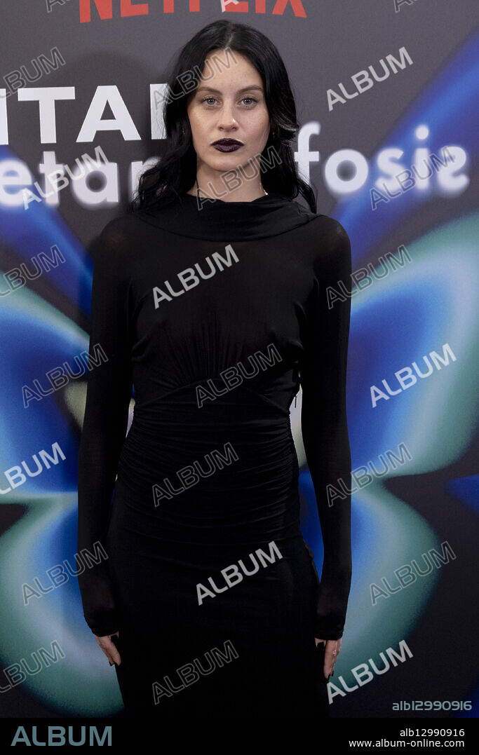 Milena Smit attended 'Aitana Metamorfosis' Photocall at the Metamorfosis Estudio on February 20, 2025 in Madrid, Spain.