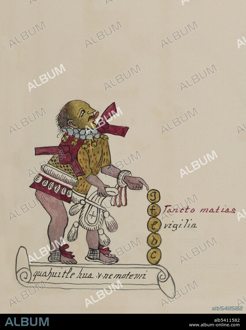 Tovar Codex, Nemontemi, Unlucky Days Aztec Calendar