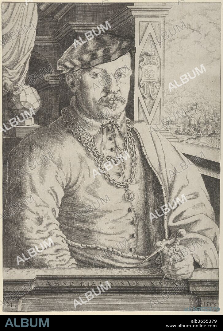 Oswald von Eck. Artist: Hanns Lautensack (German, Bamberg (?) ca. 1520-1564/66 Vienna). Dimensions: Sheet: 13 3/4 x 9 11/16 in. (34.9 x 24.6 cm). Date: 1553.