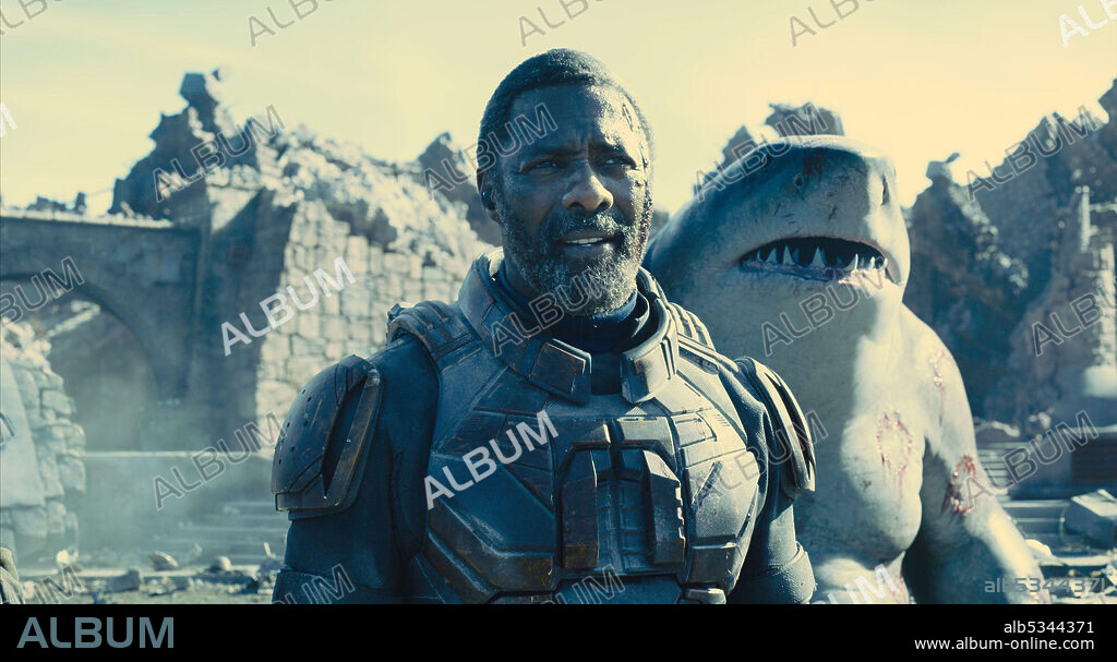 IDRIS ELBA en EL ESCUADRON SUICIDA, 2021 (THE SUICIDE SQUAD), dirigida por JAMES GUNN. Copyright DC Comics / Warner Bros.