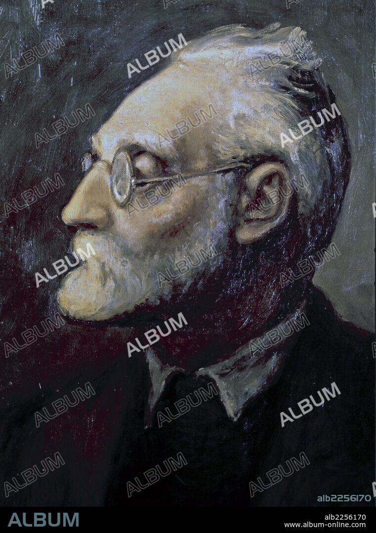 UNAMUNO , MIGUEL DE. ESCRITOR ESPAÑOL. 1864 - 1936. GALERIA DE RETRATOS DEL ATENEO DE MADRID.