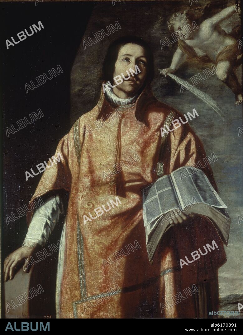 FOS URBANO / URBANO FOS. SAN VICENTE MARTIR - 1601-1635 - OLEO/LIENZO - 113 x 90 cm - NP 3230 - BARROCO ESPAÑOL.