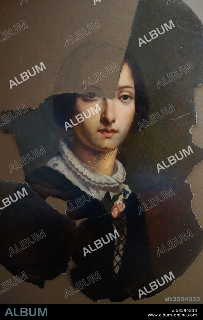 ANONYME. Marie Geneviève Martin, Also Known As Marie Recio (1814-1862), Berlioz's second wife.