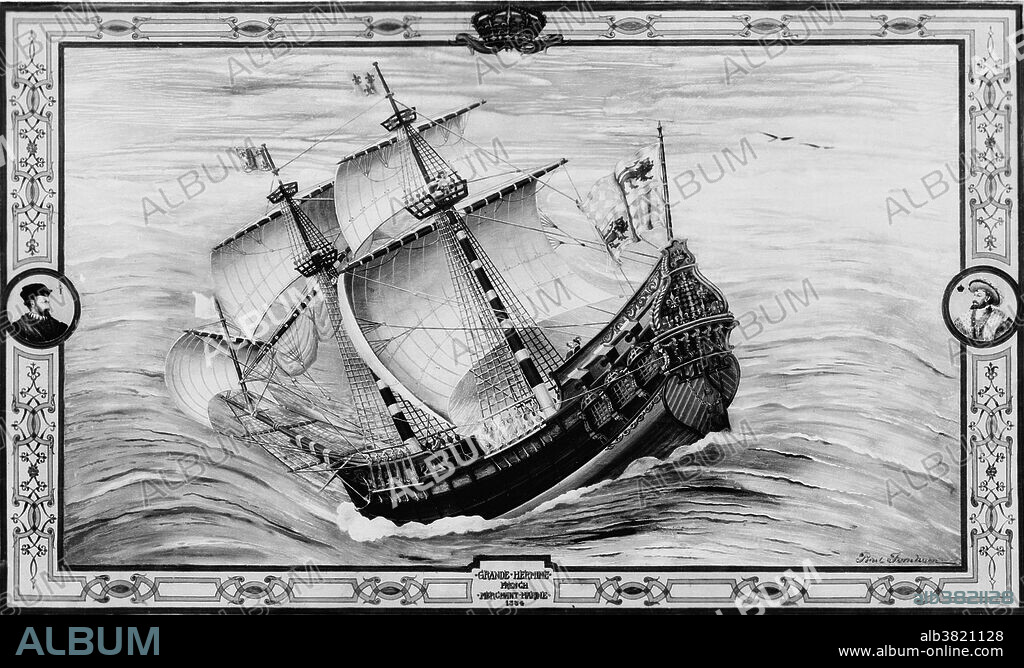 Jacques Cartier Ship, Grande Hermine, 1535