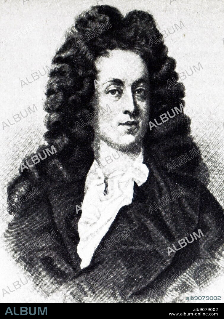 Portrait of Henry Purcell (1659-1695) an English composer. Dated 17th century.