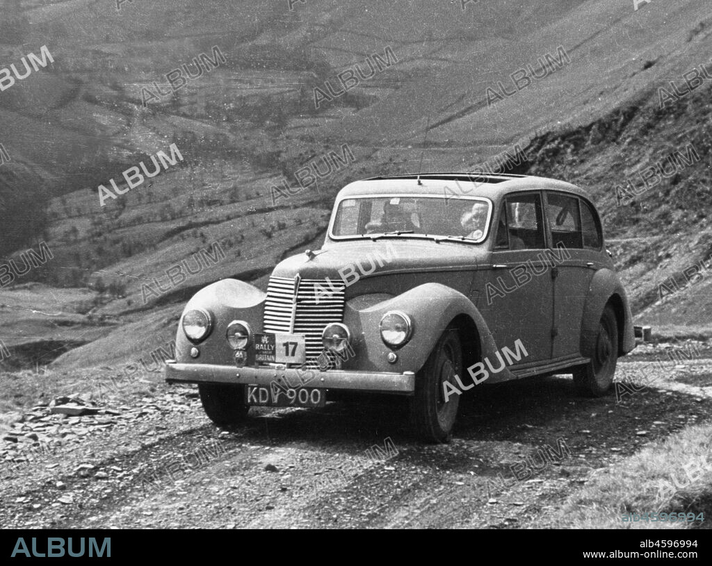 Armstrong Siddeley Lancaster on 1949 R.A.C. Rally.