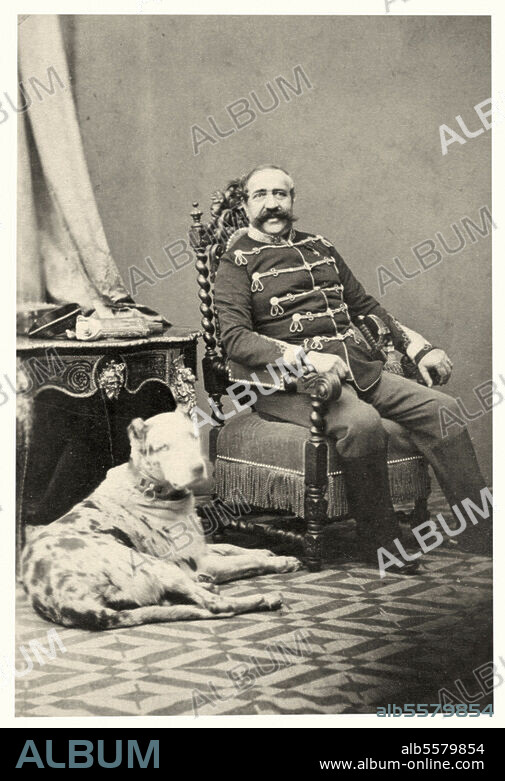 Alexander, Herzog von Württemberg. 20.12.1804 - 28.10.1881. Porträtaufnahme, Wien um 1861 (Ludwig Angerer).